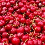 Cerezas seleccionadas para producción de mermeladas y zumos